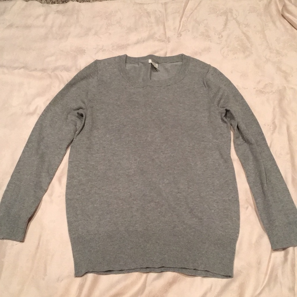J.Crew lightweight gray sweater